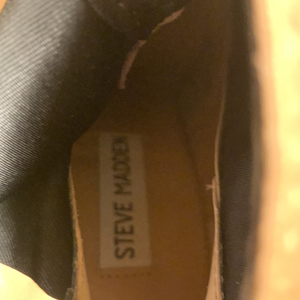Steve Madden Light Brown Suede over the knee heeled boots - Picture 5 of 5